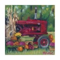 Trademark Fine Art Marnie Bourque 'Farmall Fall' Canvas Art, 18x18 ALI44458-C1818GG